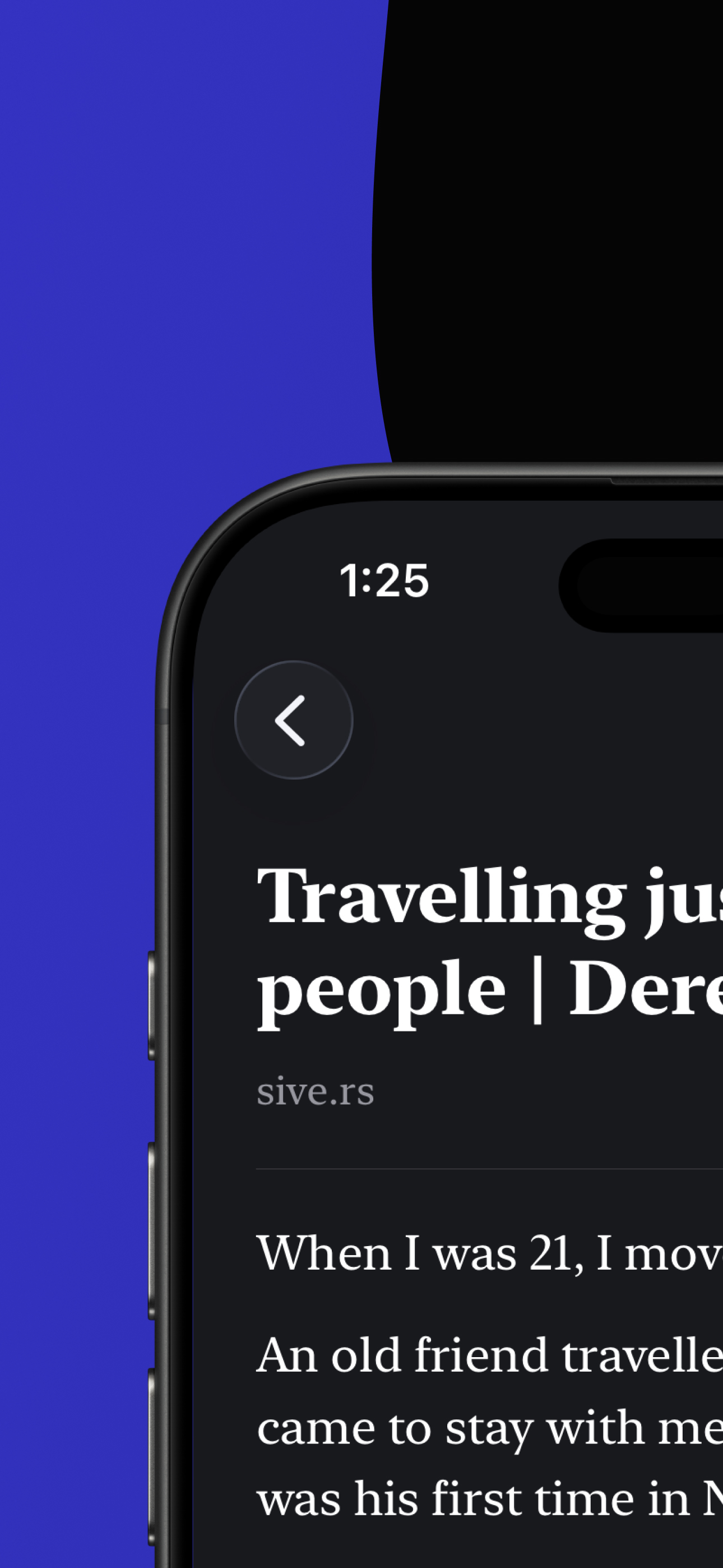 Luego article reader